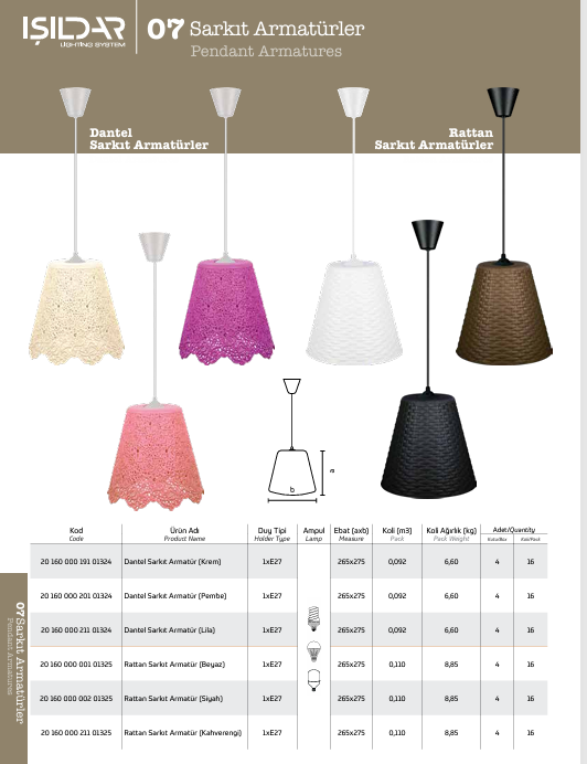 Ceiling chandeliers